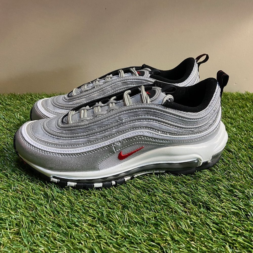 Nike WMNS Air Max 97 OG Silver Bullet Red Sneakers Shoes DQ9131-002 Women's 8